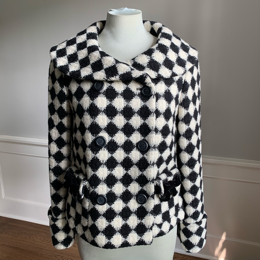 Elevenses plaid textured Jacket, size 6